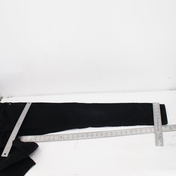 Frame pants Mens 31L31.5 L'Homme Slim corduroyl Mid Rise Stretch Noir Black - Picture 7 of 11